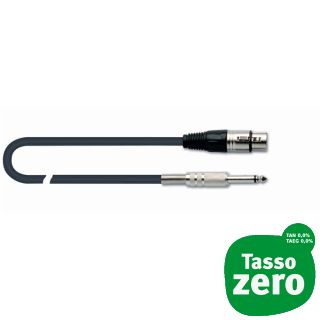 Quiklok MX-777-5 Cavo XLR Femmina/Jack Mono
