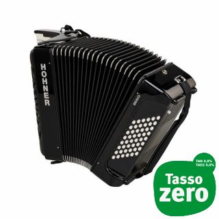 HOHNER Bravo II 48 Black Silentkey